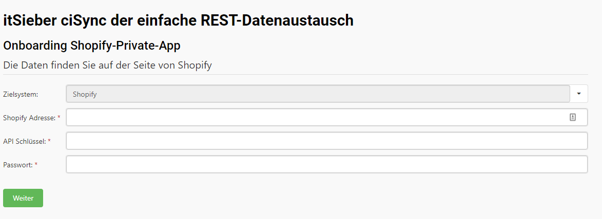 Schritt 2: Onboarding abschliessen